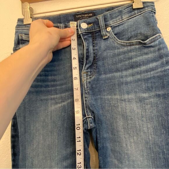 Lucky Brand Mid rise 7wp10594 skinny Ava jeans medium wash 8/29 regular - Picture 7 of 11